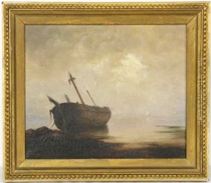 Ship's Hull Wiscasett by Hendricks A. Hallett