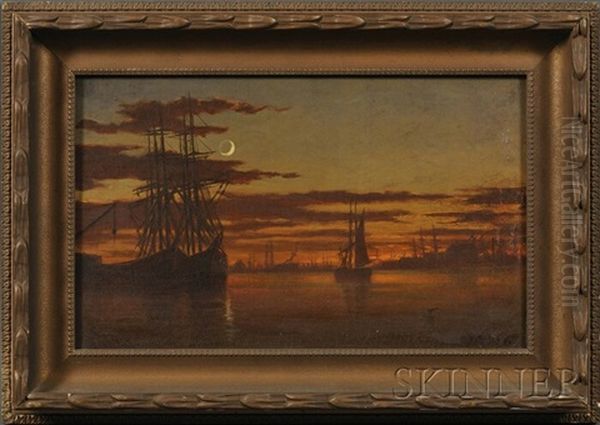 Harbor At Sunset - view 1