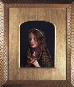 Portrait Of A Young Girl by Michael Frederick Halliday