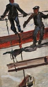 Rigging The Building by Robert Hallowell
