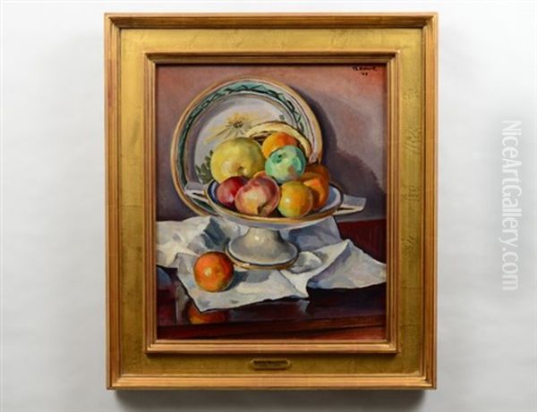 Still Life Of Fruit On A Table Top - view 1