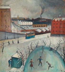 Skridskobanan (fran Soder) by Eric C. Hallstroem