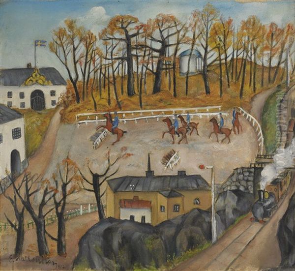 Karlbergs Ridbana - view 1