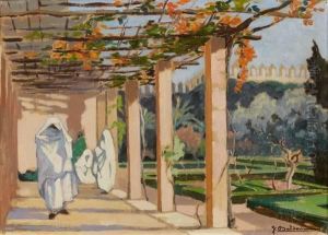 Femmes Dans Lesjardins A Rabat