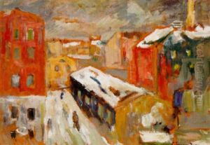 Stadsbild I Vinter Stadsbild I Vinter