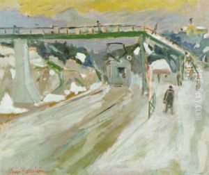 Jarnvagsstationen I Stocksund