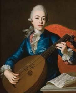 Ritratto Di Giovane Musicista Con Liuto