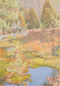 Landscape by Pekka Halonen