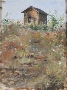 Cabin On The Hill by Pekka Halonen