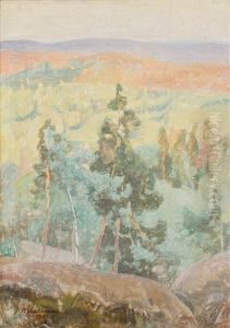 Early Fall Landscape by Pekka Halonen