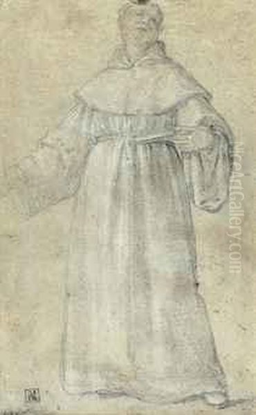 Portrait Of A Friar, Possibly St Francis Of Assisi - view 1