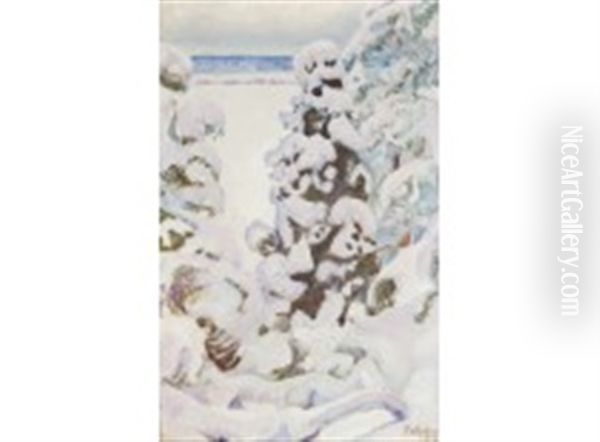 Wintry Landscape - view 1