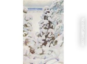 Wintry Landscape by Pekka Halonen