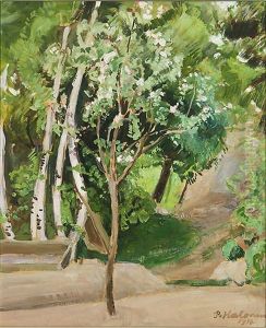 Flowering Apple Tree by Pekka Halonen