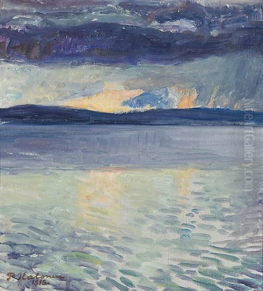 Lake View, Sunset Over The Northern Hills - view 1