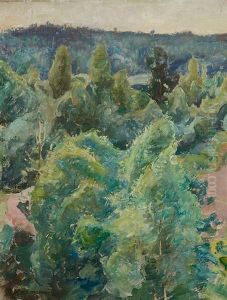 Lush Landscape by Pekka Halonen