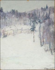 Talvimaisema - Vinterlandskap by Pekka Halonen