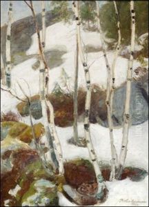 Kevattalvea by Pekka Halonen
