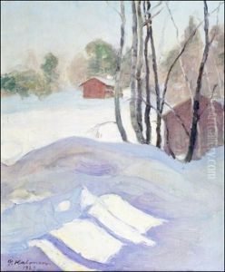 Aurinkoinen Talvipaiva by Pekka Halonen