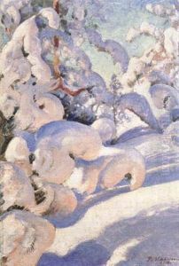 Vinter I Skogen by Pekka Halonen