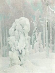 Kinahmin Talvea by Pekka Halonen