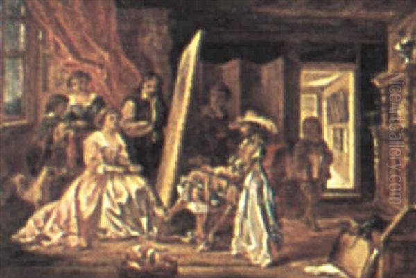 King Charles I Sitting For His Portrait - view 1