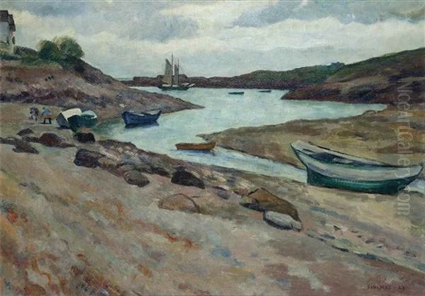 Boats In An Inlet - view 1