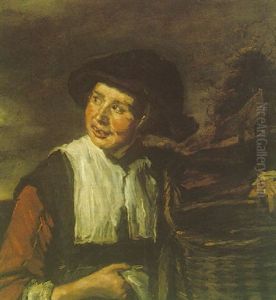 A Fishergirl by Frans Franszoon Hals the Younger