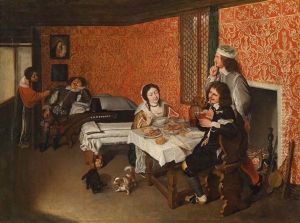 Das Festmahl by Dirck Hals