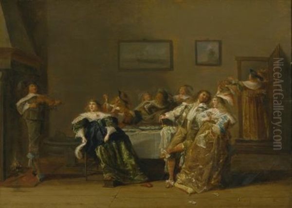 Elegant Company In An Interior - view 1