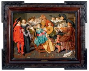 Assemblee De Personnages Dans Un Interieur by Dirck Hals
