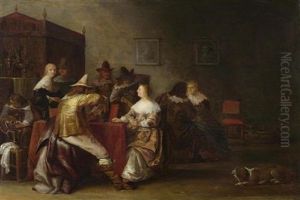 Interieur Mit Musikalischer Gesellschaft by Dirck Hals