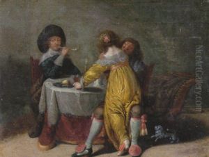 Sallskap by Dirck Hals