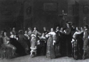 A Wedding Feast by Dirck Hals