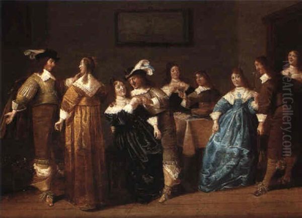 Elegant Company In An Interior - view 1