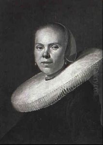 Portrait Of A Woman With A Pleated Collar Portrait Of A Woman With A Pleated Collar