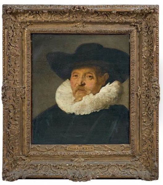 Portrait D'homme Au Chapeau Noir - view 1