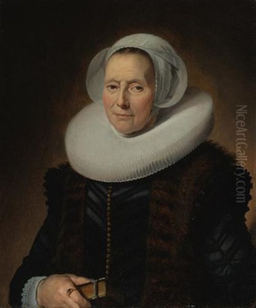 Portrait Of Maritge Claesdr. Olycan, Nee Vooght - view 1