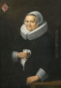 Portrait De Dame Agee De 84 Ans by Frans Hals