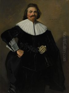 Portrait Of Tieleman Roosterman by Frans Hals
