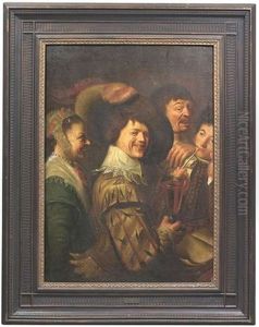 Frohliche Gesellschaft by Frans Hals