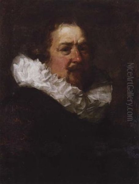 Portrait Of A Gentleman With A White Collar - view 1