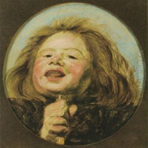 A Portrait Of A Boy With A Flute by Frans Hals