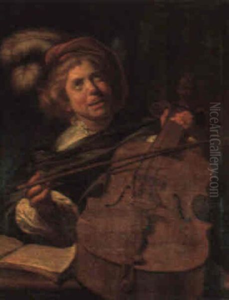 The Viol Player - view 1