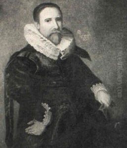 Portrait Of A Gentleman, Three-quarter Length, Wearing A Ruff by Frans Hals