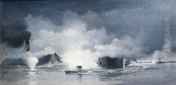 The Merrimac And The Monitor - view 1