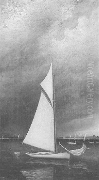 Sloop In The Harbor - view 1