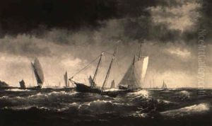 Animated Coastal View by William Formby Halsall
