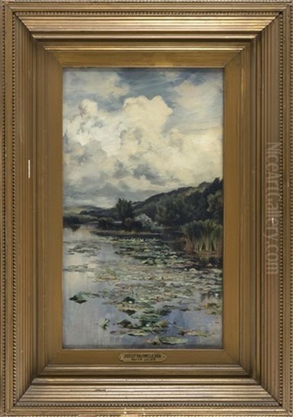 On The Ouse: Water Lilies And Rushes - view 1