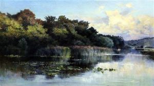 Setting Sun From Cleeve Loch by Keeley Halswelle